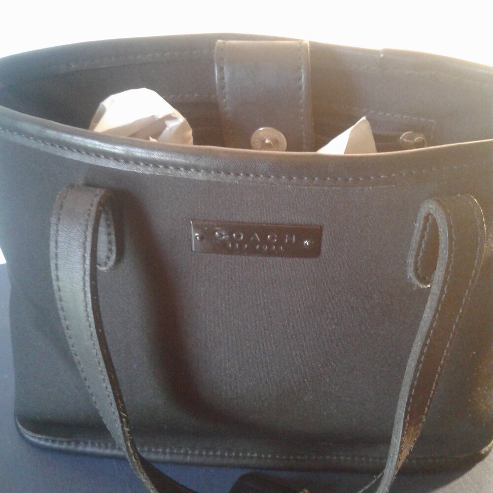 Vintage!  Coach Black Small Tote